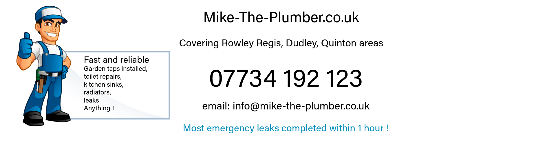 Plumber banner
